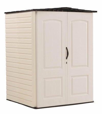 Rubbermaid Medium 106 Cubic Ft Gardening Vertical Outdoor Storage Shed (2 Pack)