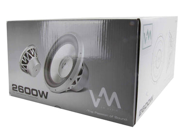 4) VM Audio EXW15 Elux 15" Competition Car Power Subwoofer Subs 5200W DVC (Four)
