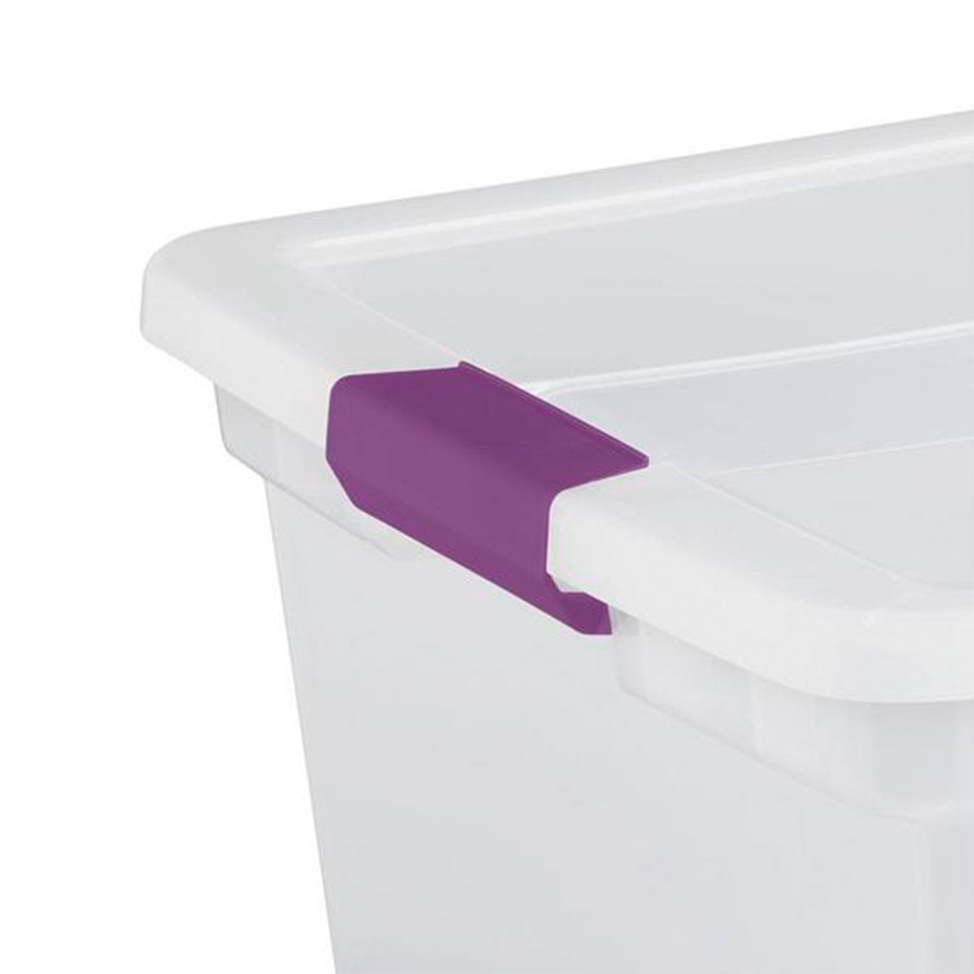 Sterilite 66 Quart Latch Lid Tote, 6 Pack, and 27 Quart Latch Lid Tote, 6 Pack - VMInnovations