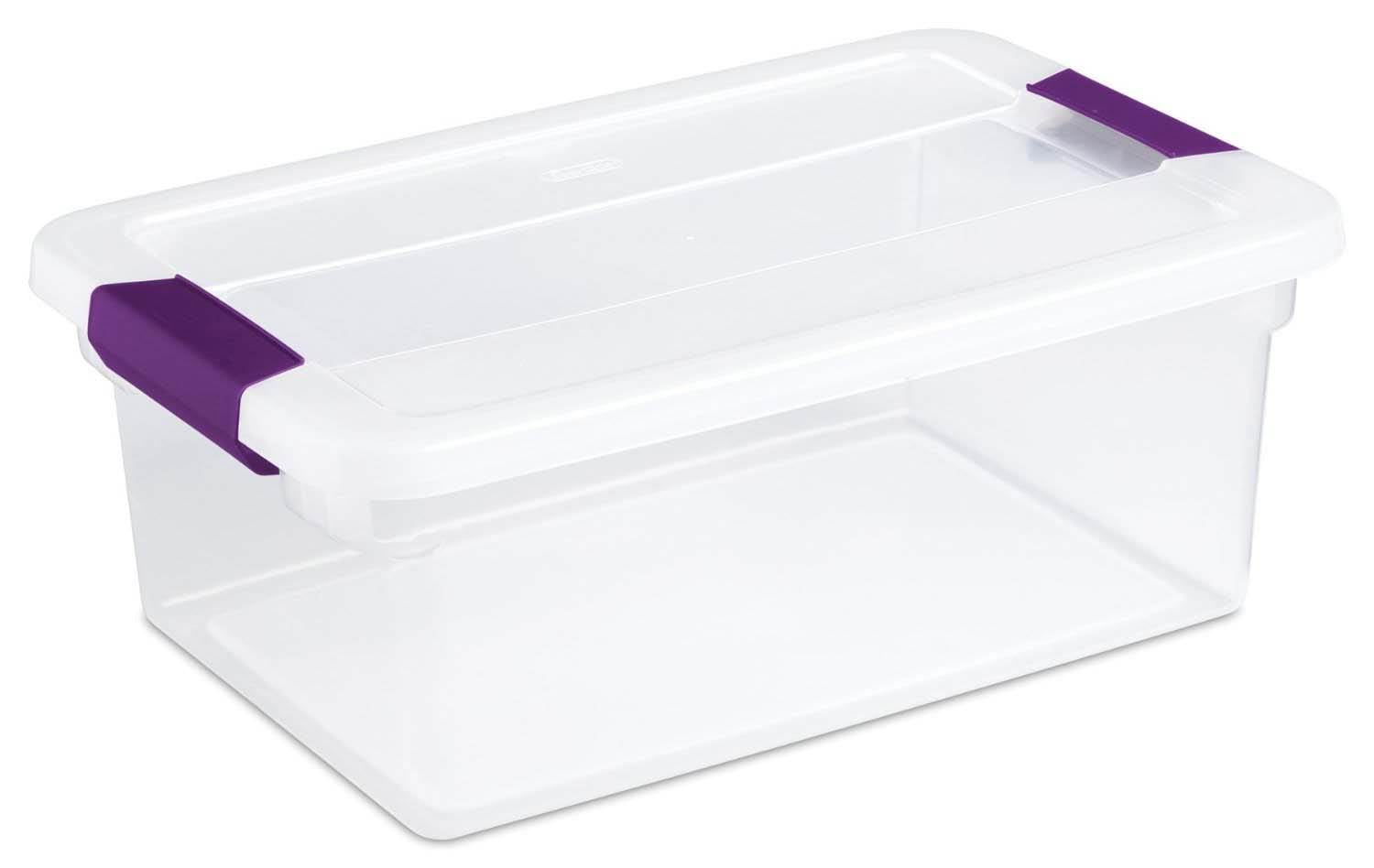Sterilite 15-Quart ClearView Latch Storage Tote Container (Open Box)