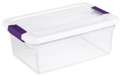 Sterilite 15-Quart ClearView Latch Storage Tote Container (Open Box)