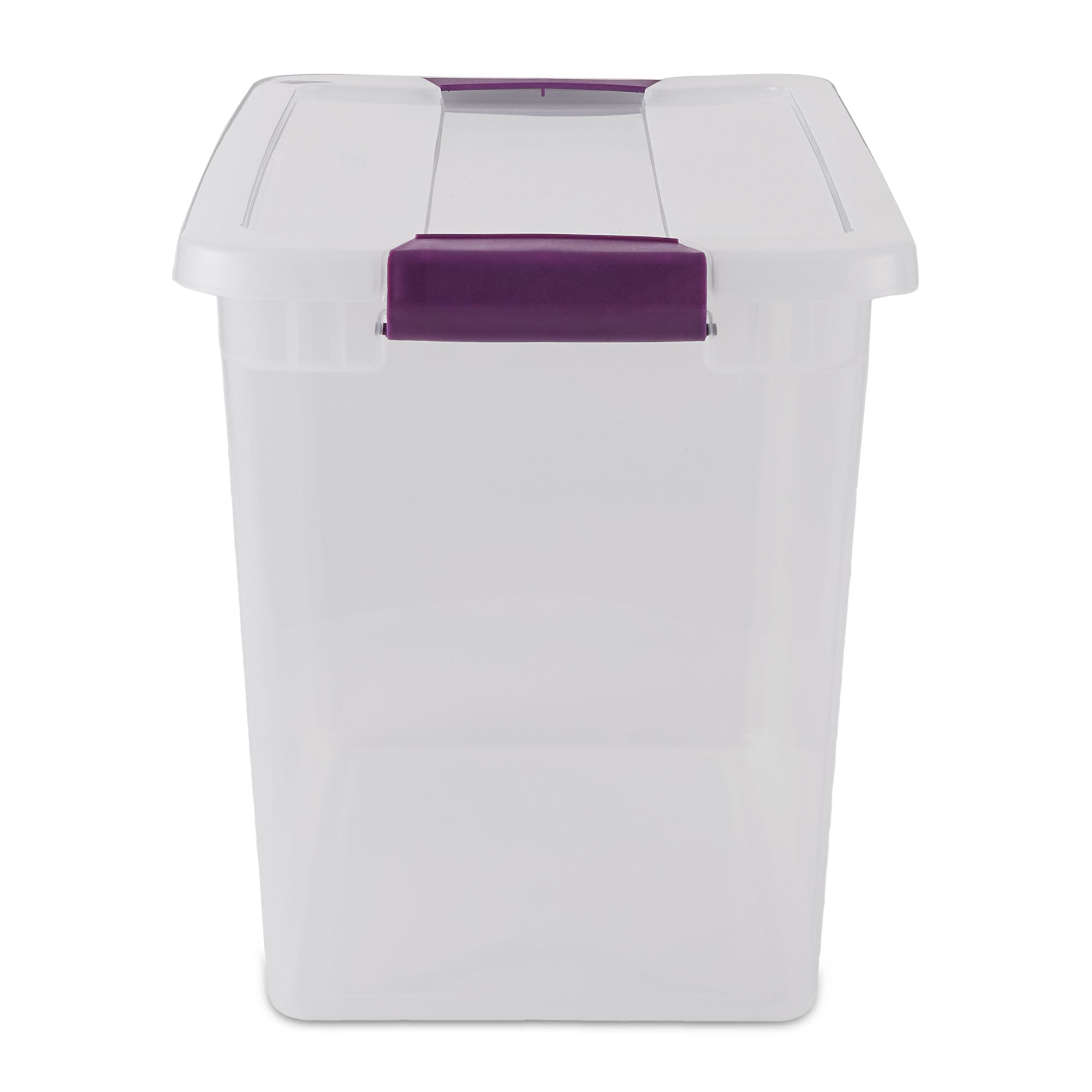 Sterilite 27 Qt ClearView Latch Storage Stackable Bin with Latching Lid, 1 Pack - VMInnovations