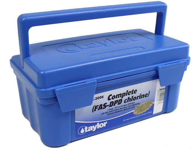 NEW TAYLOR K-2006 Complete Swimming Pool/Spa Test Kit FAS-DPD K2006 Chlorine