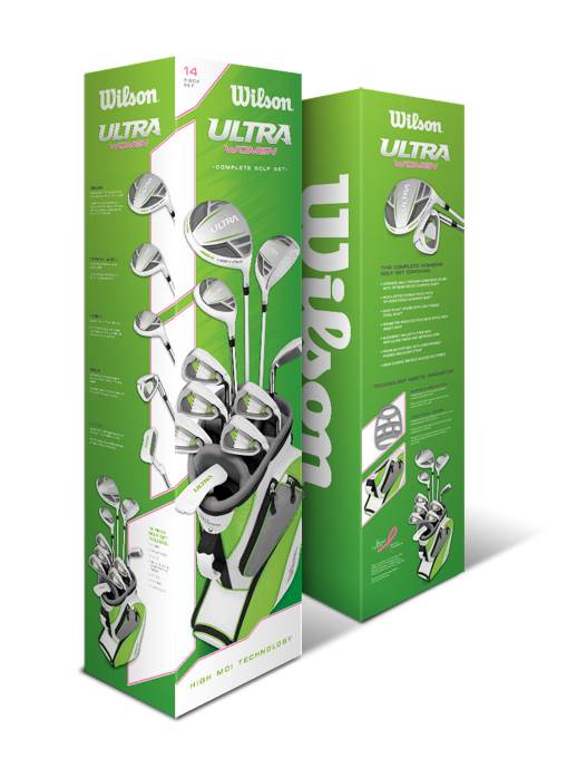 WILSON ULTRA Womens Ladies Right Handed Complete Golf Club Set w/Bag - WGGC25100