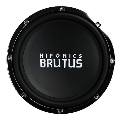 Hifonics BRZ15D4 15" 1200 Watt DVC Car Audio Subwoofer + Single Sealed Sub Box