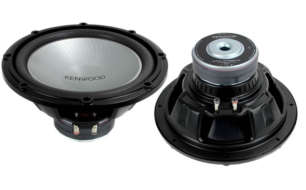 Kenwood KFC-W12PS 12" 2000W Car Subwoofers KFCW12PS + Dual Sealed Sub Box