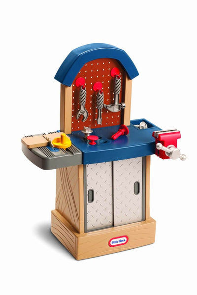 Little Tikes Pretend Play Tough Workshop Kids Toddler Toy Workbench Play Set