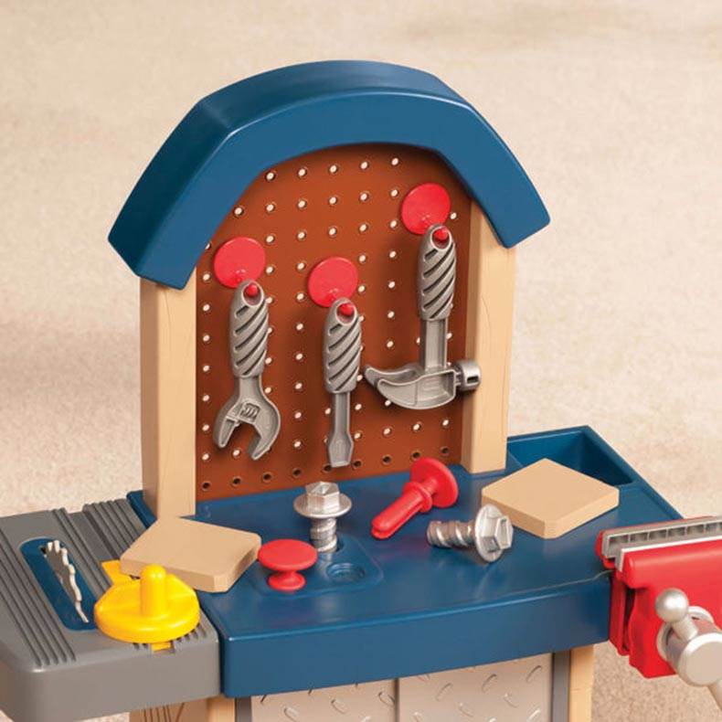 Little Tikes Pretend Play Tough Workshop Kids Toddler Toy Workbench Play Set