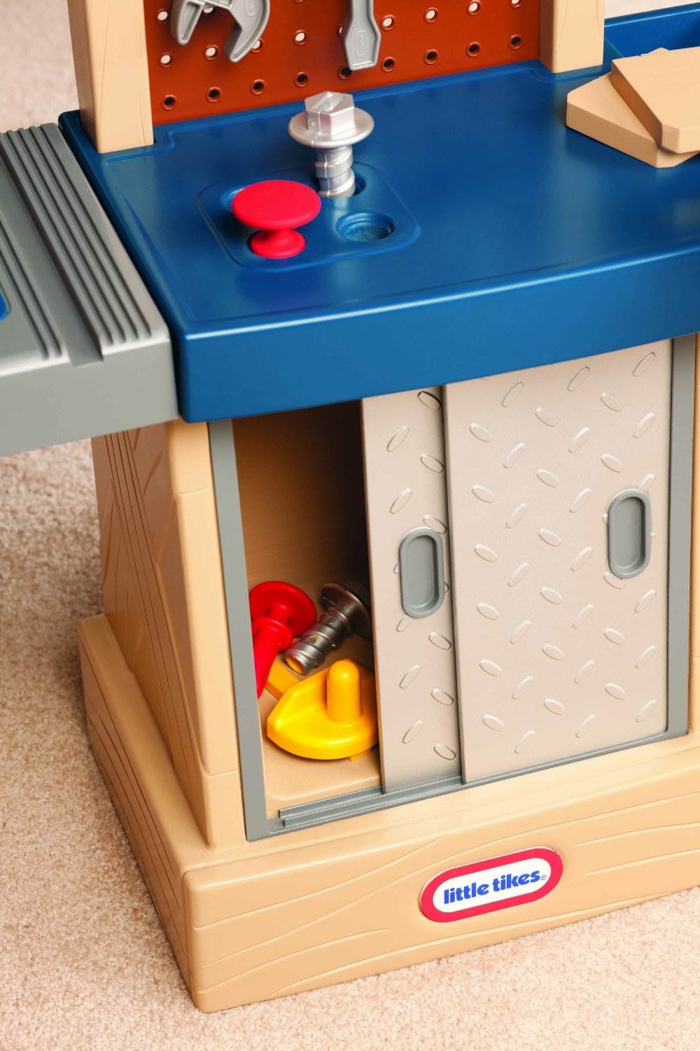 Little Tikes Pretend Play Tough Workshop Kids Toddler Toy Workbench Play Set