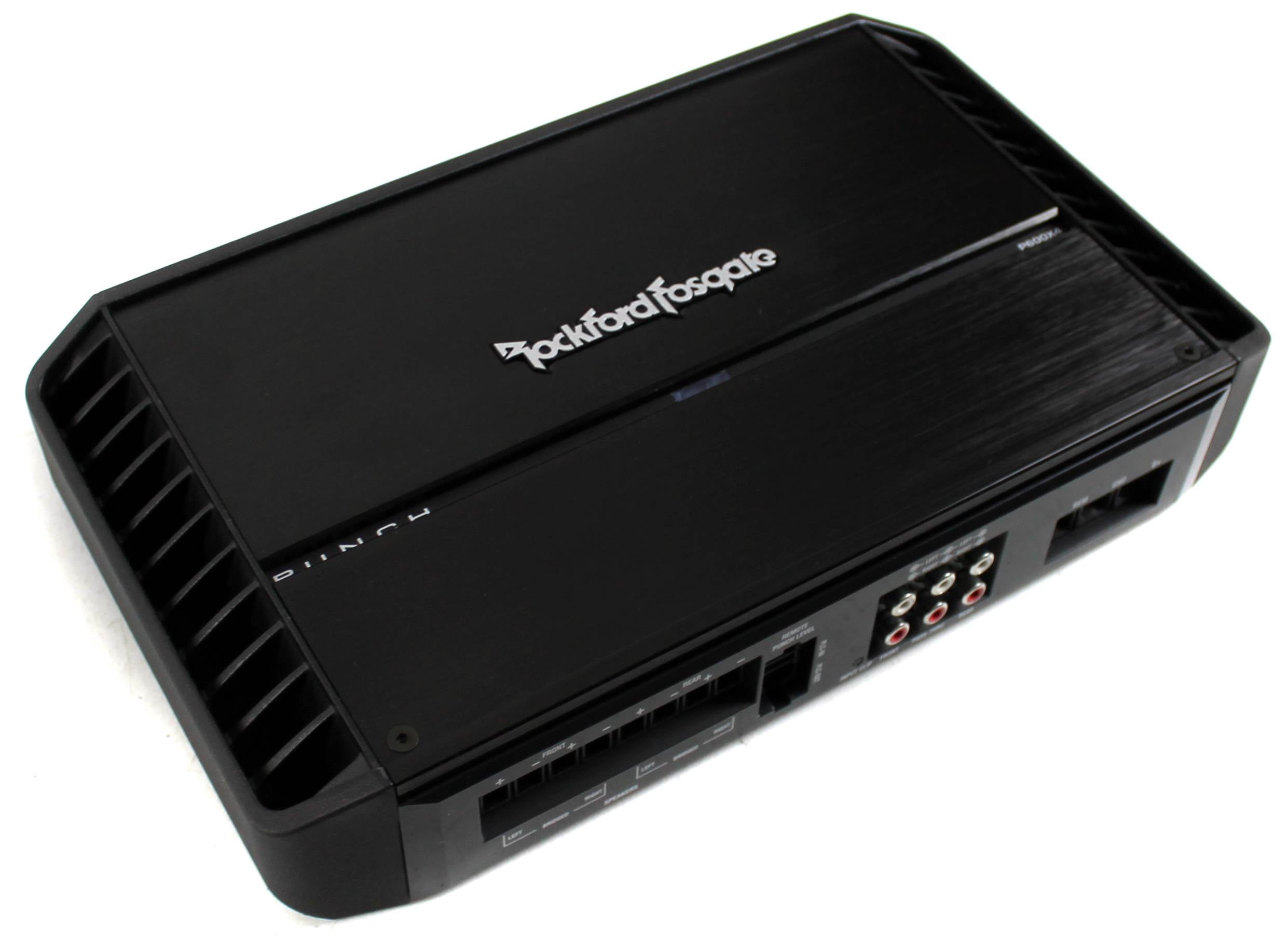 Rockford Fosgate P600X4 600W 4-Channel Class AB Amplifier (Open Box)