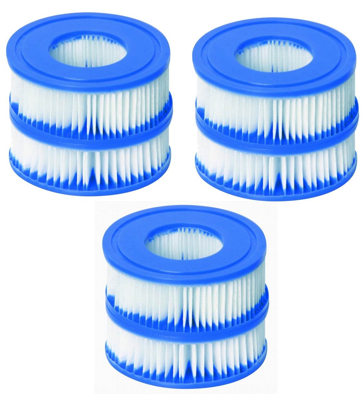 Bestway Lay-Z Spa Filter Pump Replacement Cartridge Type - (VI) - 3 Pack | 58239