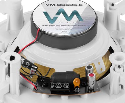 1) VM AUDIO Elux 6.5" 200 Watt In Ceiling/Wall Surround Speaker (Open Box)