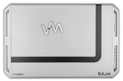 VM Audio EXA2800.1 2800W Mono AB Car Amplifier Amp + 4 Gauge Blue Wiring Kit