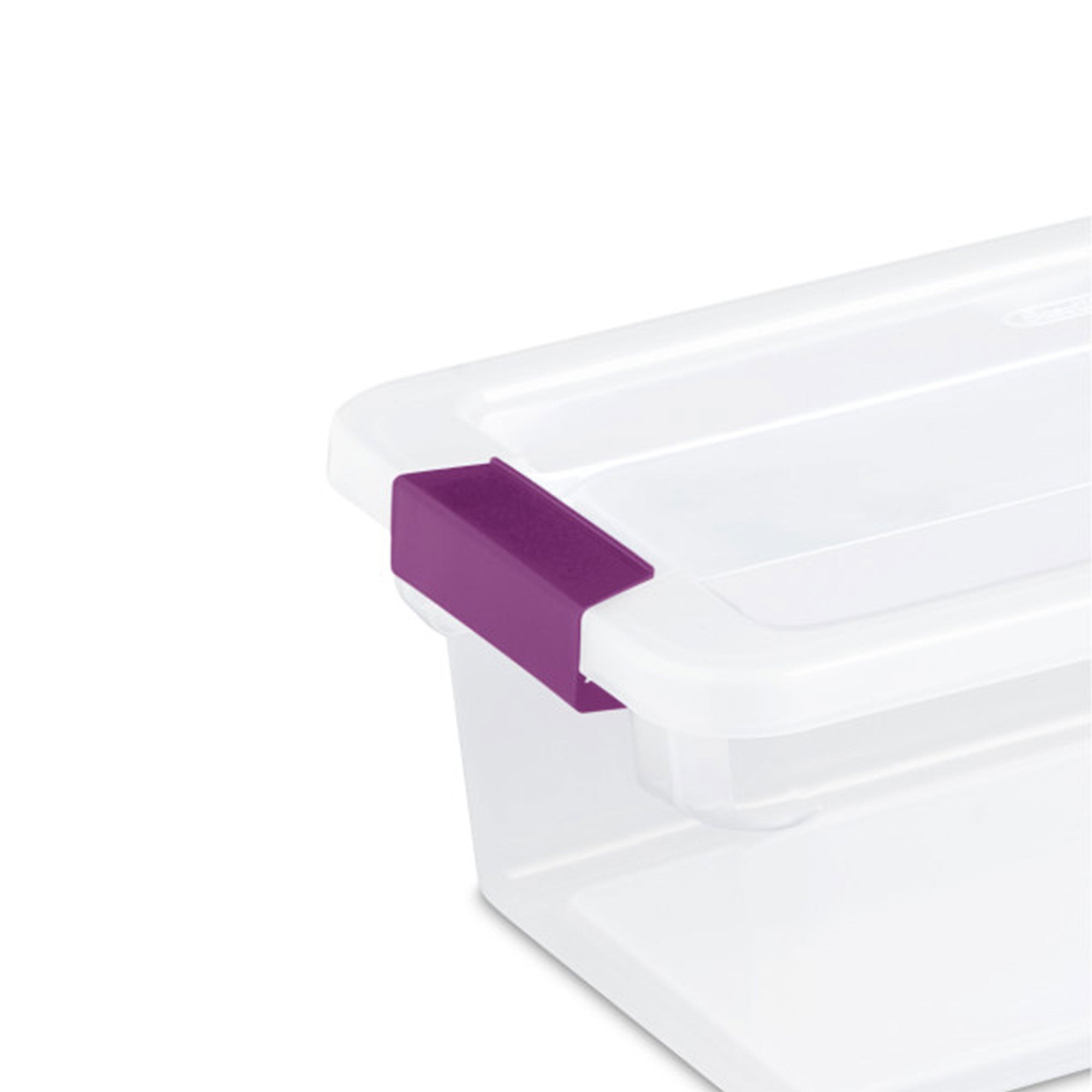 Sterilite 6 Quart Plastic ClearView Latch Box Storage Container Tote, 36 Pack - VMInnovations