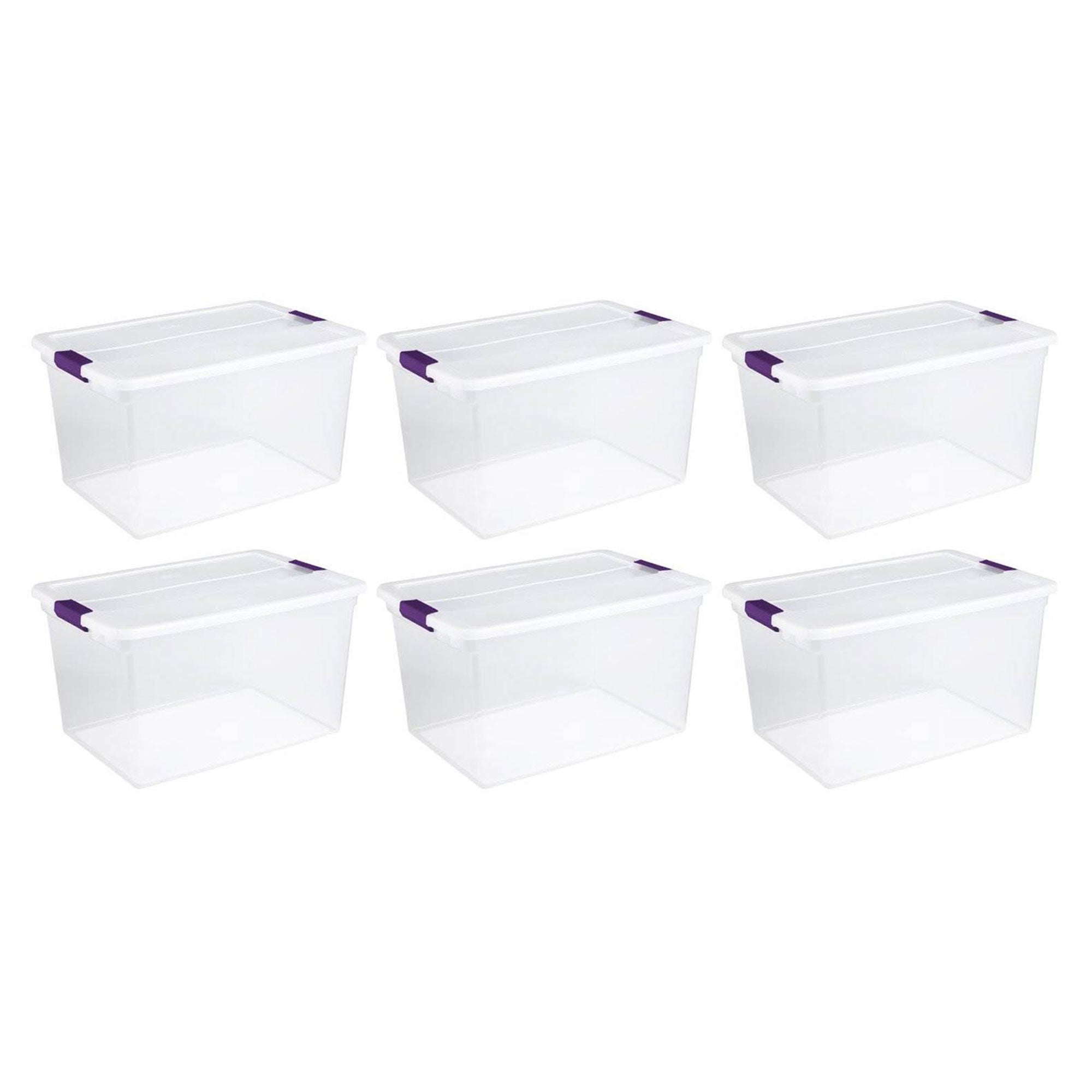 Sterilite 66-Quart ClearView Latch Box Storage Container (Open Box)