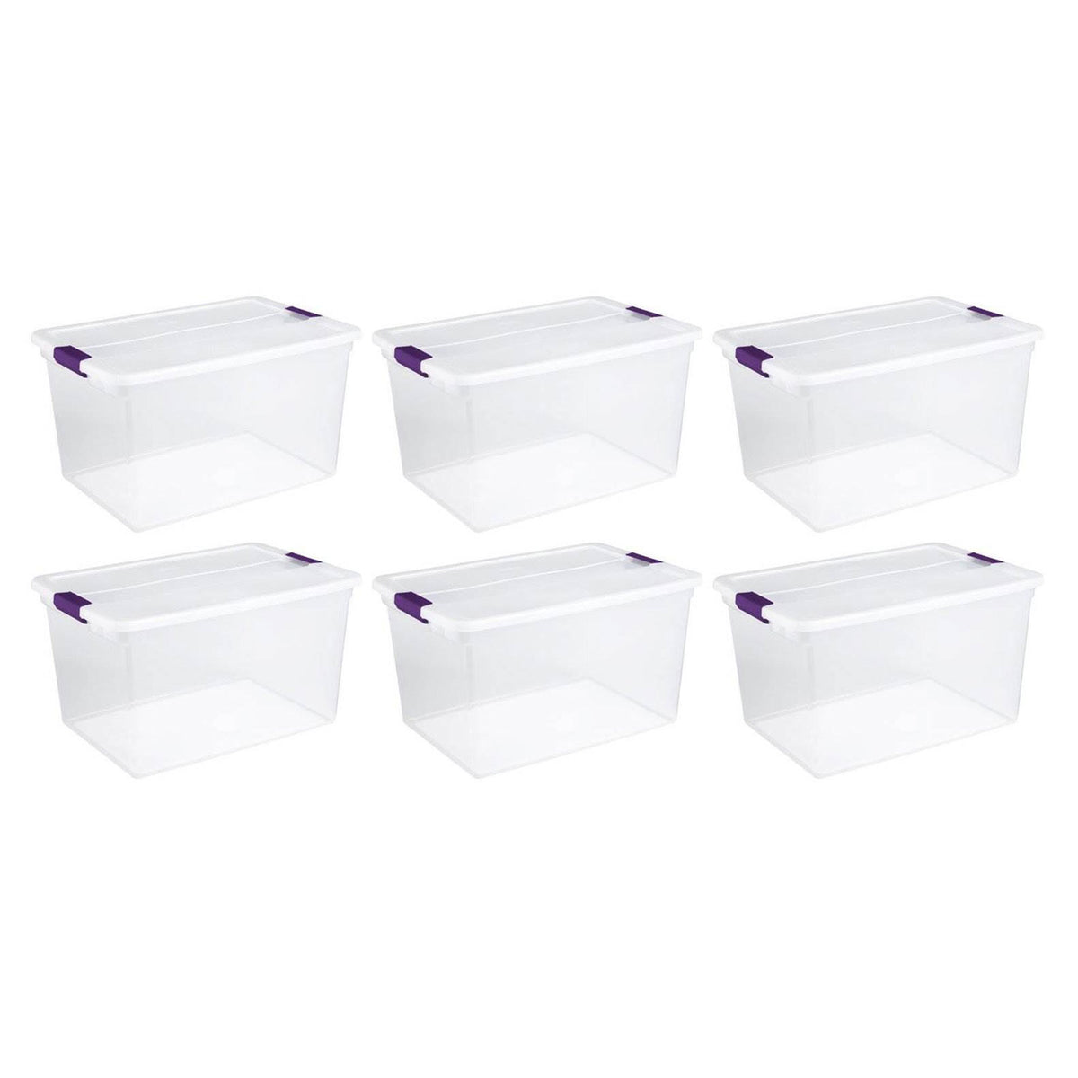 Sterilite 66-Quart ClearView Latch Box Storage Container (Open Box)