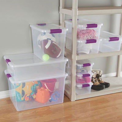 Sterilite 66-Quart ClearView Latch Box Storage Container (Open Box)