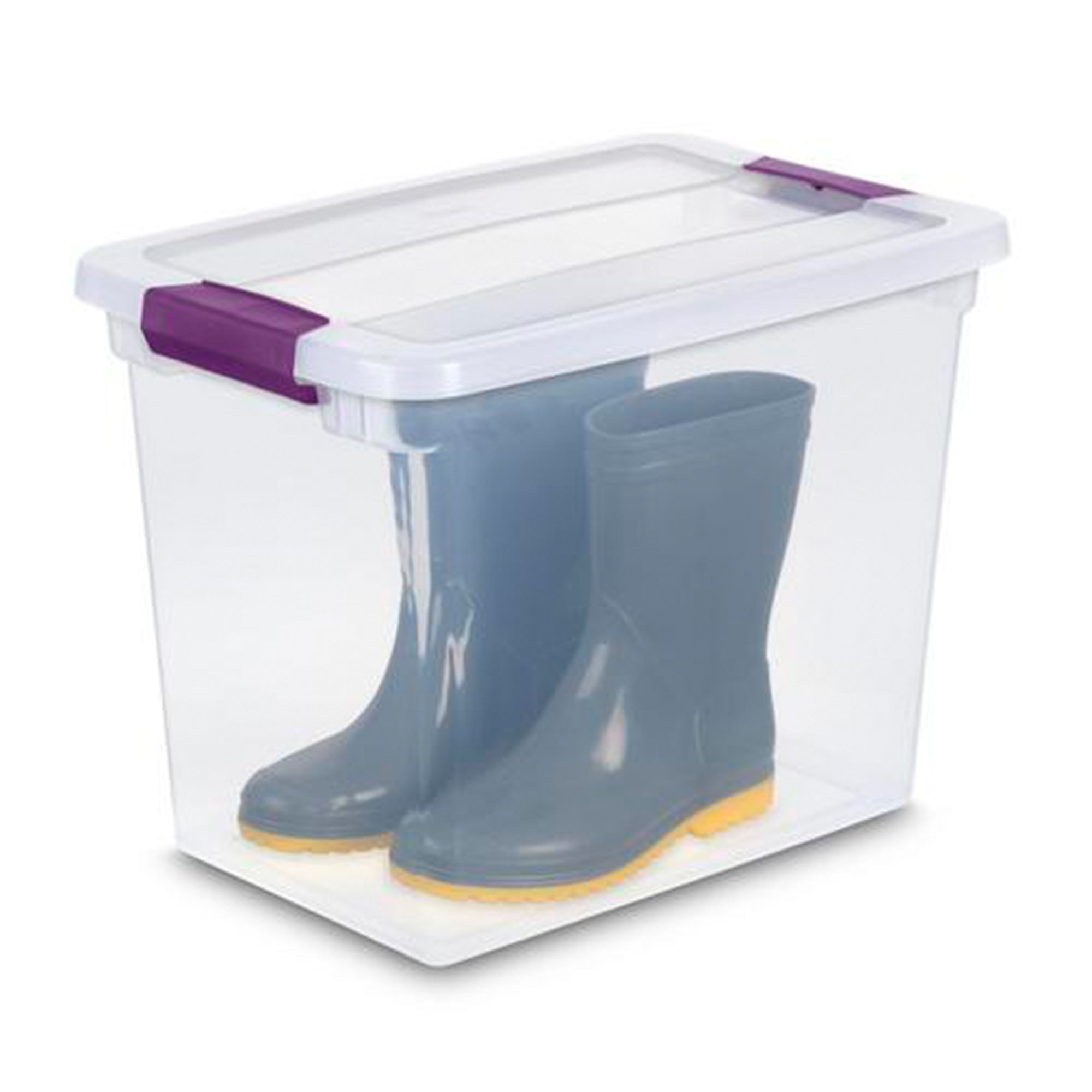 Sterilite 17631706 27-Quart ClearView Latch Box Storage Tote Container (30 Pack)