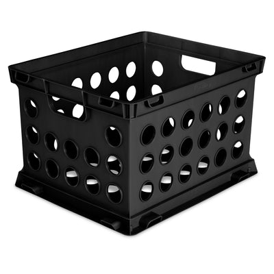 Sterilite Plastic Heavy Duty File Crate Stacking Storage Container (24 Pack)