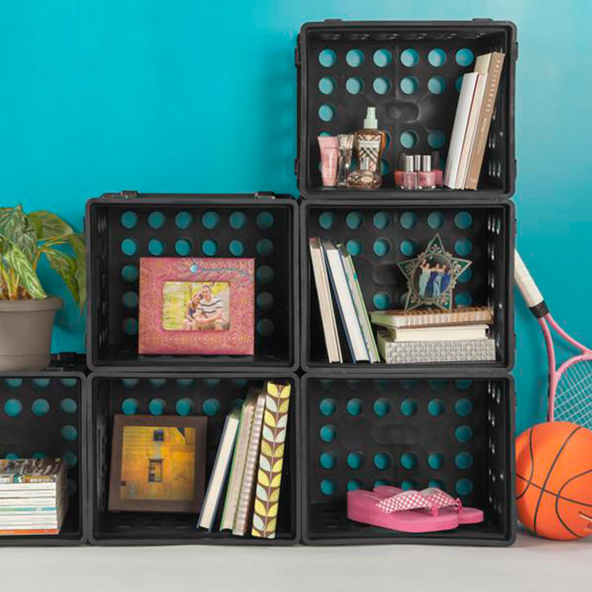 Sterilite Plastic Heavy Duty File Crate Stacking Storage Container (24 Pack)