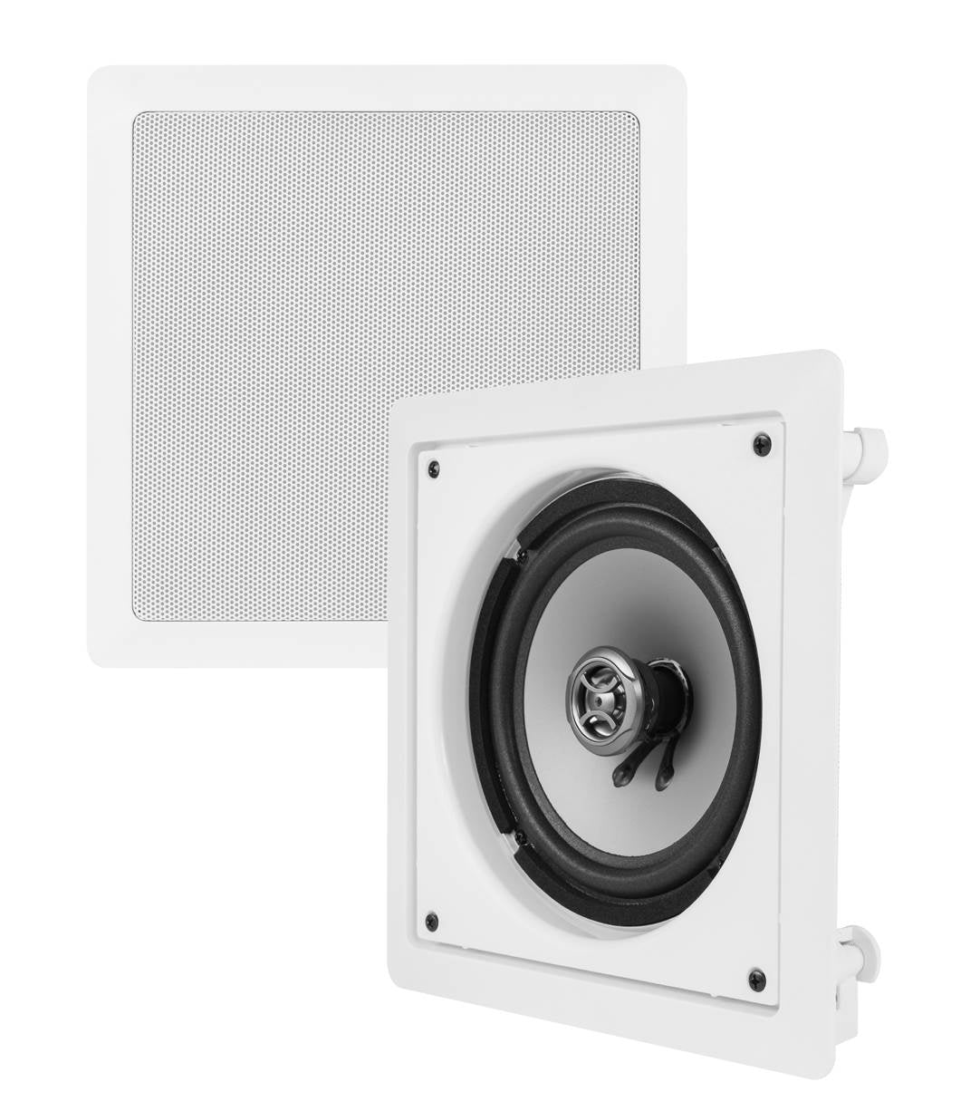 VM AUDIO Shaker 6.5" 175 Watt 2 Way In-Wall Surround Sound Home Speaker-Open Box