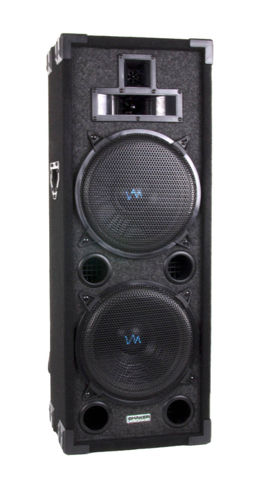 VM Audio VAS4212P 1800 Watt 4-Way Dual 12" DJ Loud PA Passive Speaker (Damaged)