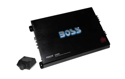 Kicker 12" 600W Car Subwoofer Enclosure and Boss Mono Amplifier w/ Wiring Kit
