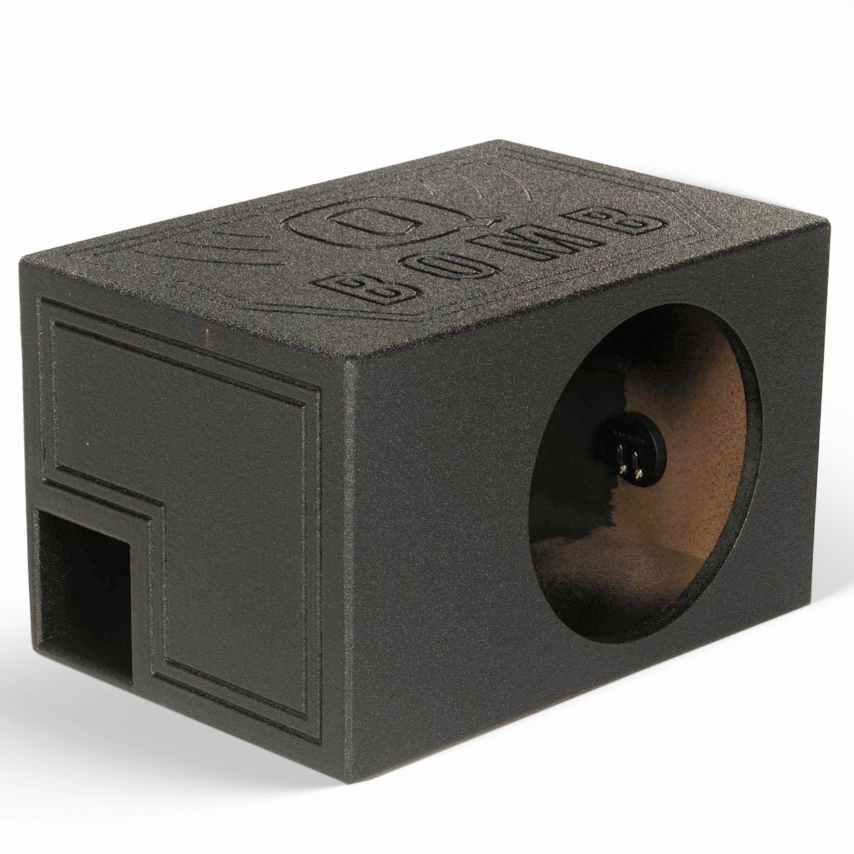 Q-POWER Single 12" Vented Ported Car Subwoofer Sub Box Enclosure QBOMB (Used)