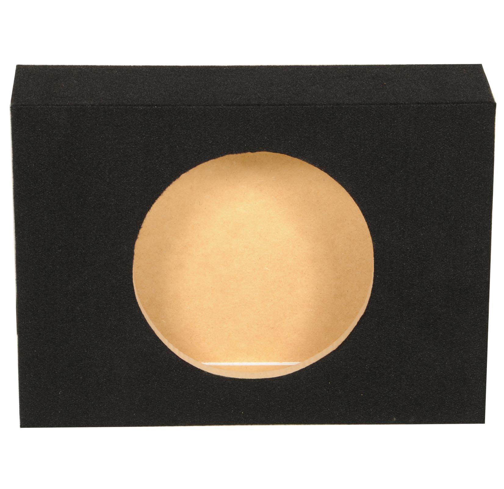 Q-Power Shallow Single 10" Sealed Truck Subwoofer Enclosure Sub Box (Open Box) - VMInnovations