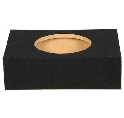 Q-Power Shallow Single 10" Sealed Truck Subwoofer Enclosure Sub Box (Open Box) - VMInnovations