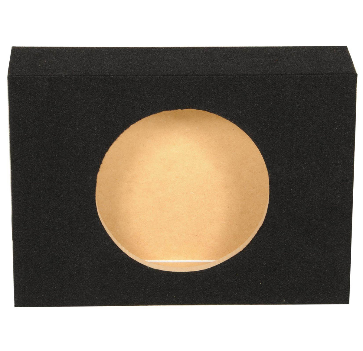 Q Power Shallow Single 12 In Sealed MDF Truck Subwoofer Enclosure Box (Open Box)
