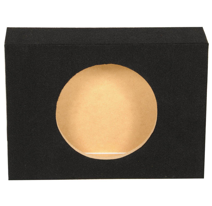 Q Power Shallow Single 12 In Sealed MDF Truck Subwoofer Enclosure Box (Open Box)