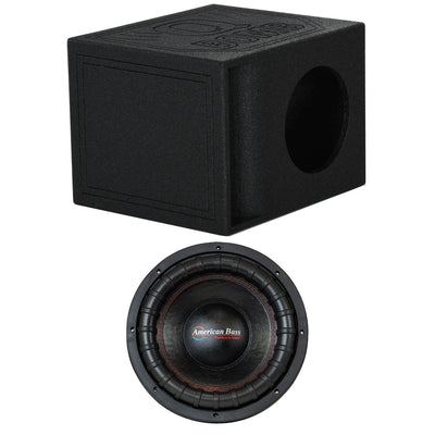 American Bass XFL 1244 Inch 2000 Watt Subwoofer Speaker with Enclosure Box