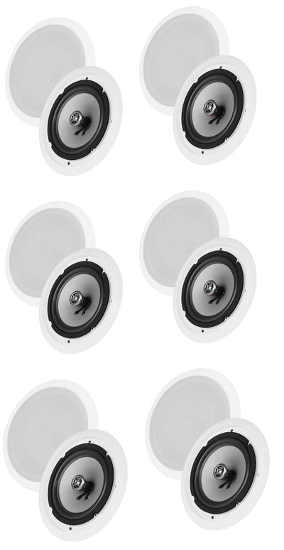 12 VM Audio Shaker 5.25" 125W In Ceiling/Wall Surround Home Speakers (Twelve)