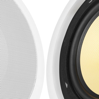VM Audio Elux 8" 250W In-Ceiling/Wall Home Theatre Audio Surround Sound Speakers