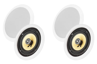 4 VM AUDIO Elux 5.25" 150 Watt 2 Way In Ceiling/Wall Surround Home Speakers Four