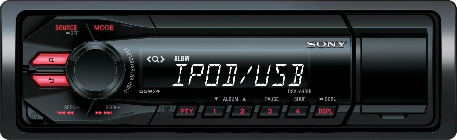 Sony DSX-A40UI MP3/USB Car Audio Digital Media Receiver Stereo - Open Box