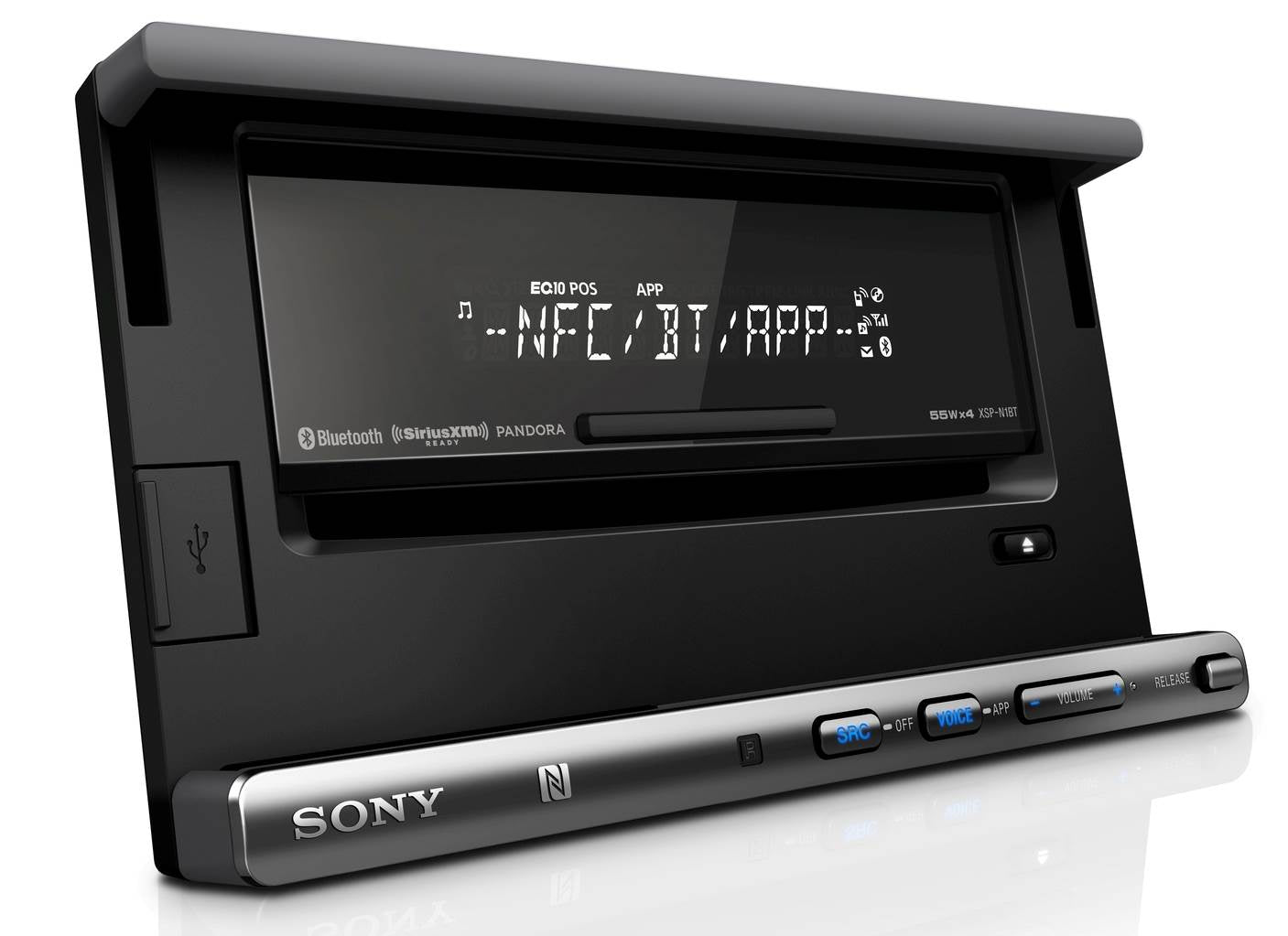 Sony XSP-N1BT CD/MP3 Smartphone Cradle Car Audio Receiver Bluetooth - Open Box