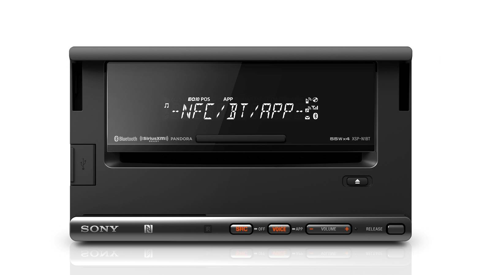 Sony XSP-N1BT CD/MP3 Smartphone Cradle Car Audio Receiver Bluetooth - Open Box