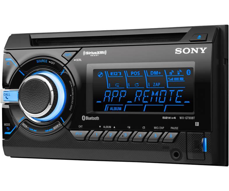 New Sony WX-GT90BT CD/MP3 AUX App Remote Car Receiver Stereo Bluetooth WXGT90BT