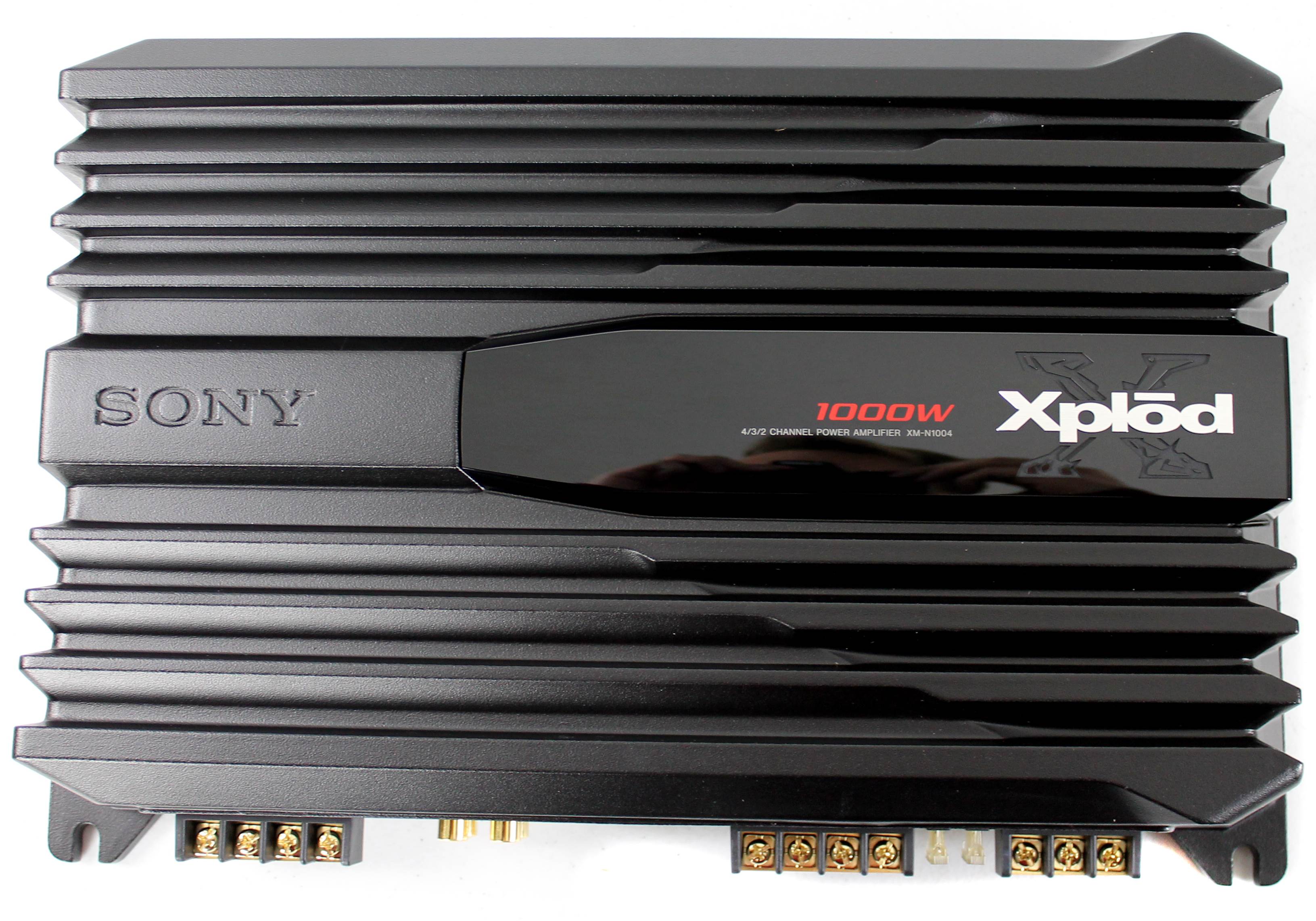 Sony XM-N1004 1000 Watt 4-Channel Class AB Car Audio Amplifier Amp - Open Box