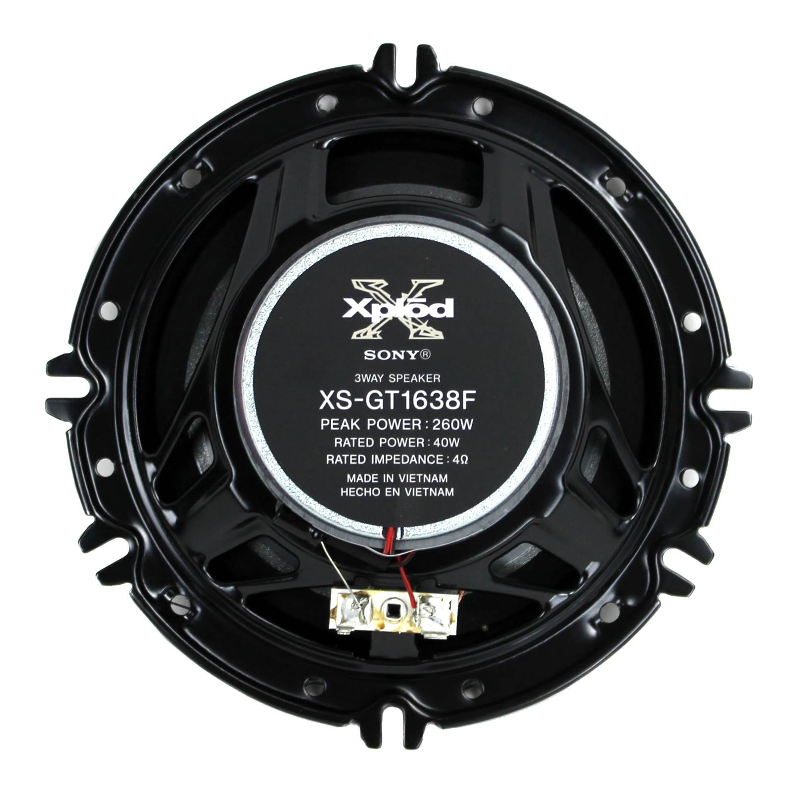 2) Sony XS-GT1638F 6.5" 260 Watt 3-Way Car Coaxial Speakers Stereo - Open Box