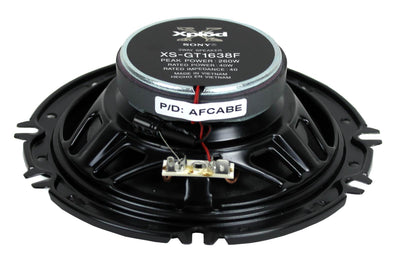 2) Sony XS-GT1638F 6.5" 260 Watt 3-Way Car Coaxial Speakers Stereo - Open Box
