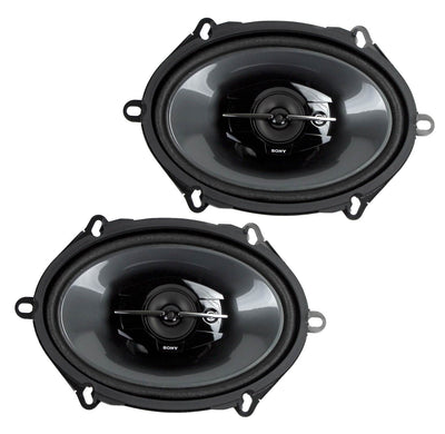2) Sony XS-GT5738F 5x7" 220 Watt 3-Way Car Coaxial Speakers Stereo - Open Box