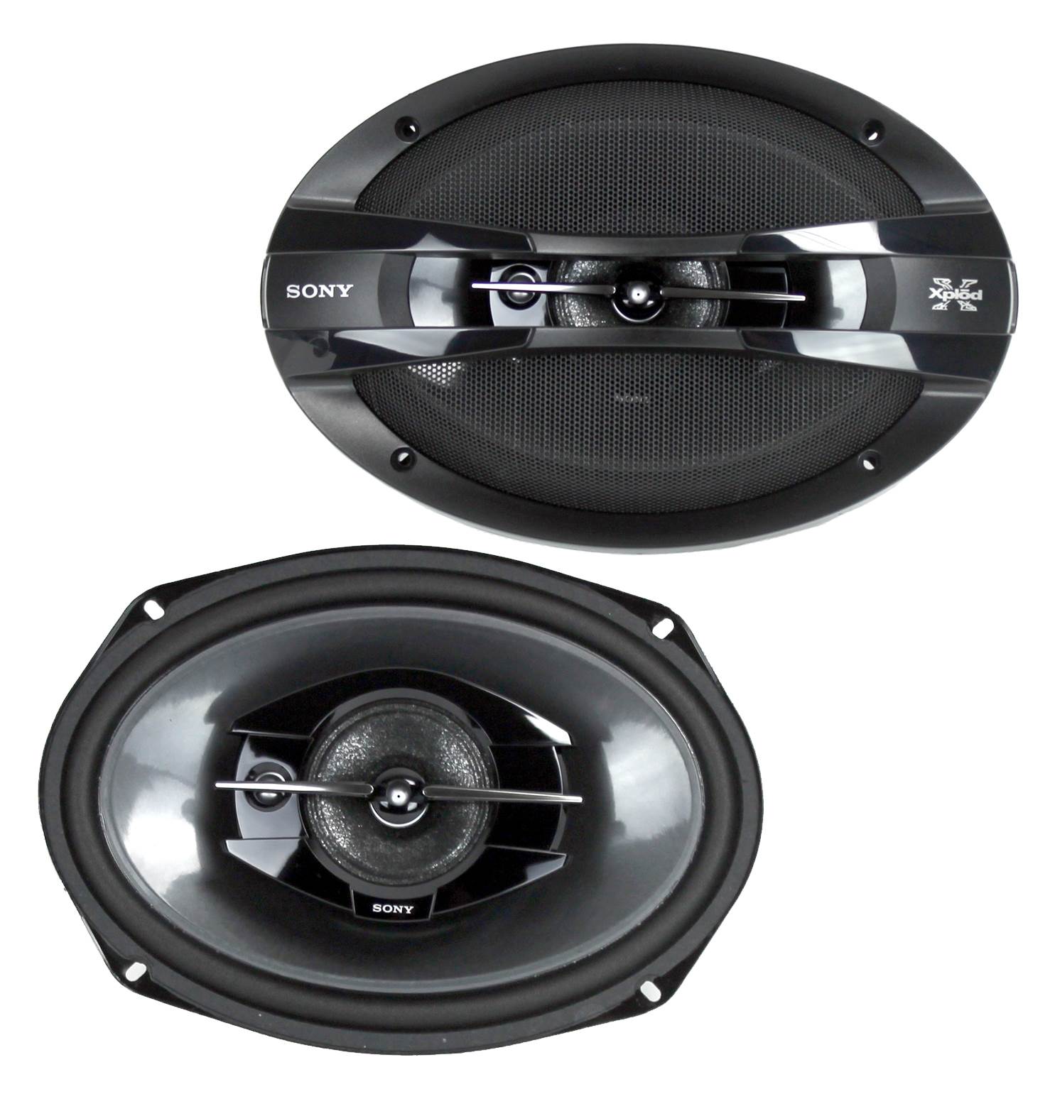 2) Sony XS-GT6938F 6x9" 420 Watt 3-Way Car Coaxial Speakers Stereo - Open Box
