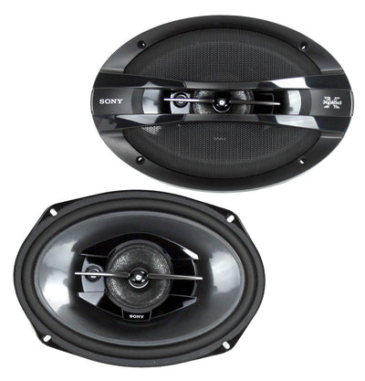 2) Sony XS-GT6938F 6x9" 420 Watt 3-Way Car Coaxial Speakers Stereo - Open Box
