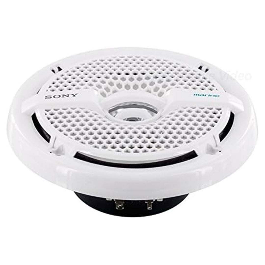 Sony 6.5" 140 Watt Dual Cone Marine Stereo Speakers, White (Open Box) (2 Pack)