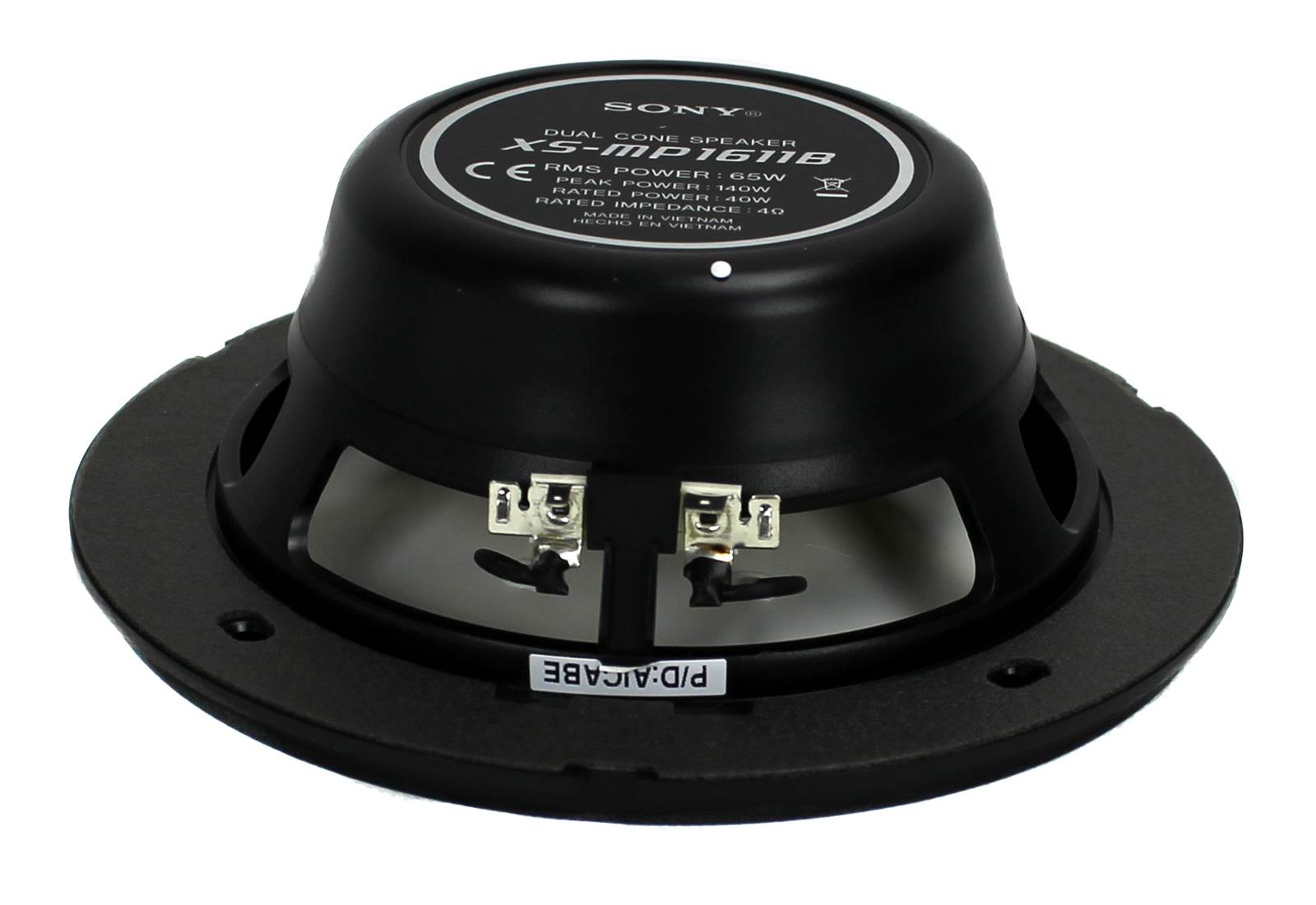 2) Sony XS-MP1611B 6.5" 140W Dual Cone ATV/UTV Speakers Stereo Black (For Parts) - VMInnovations