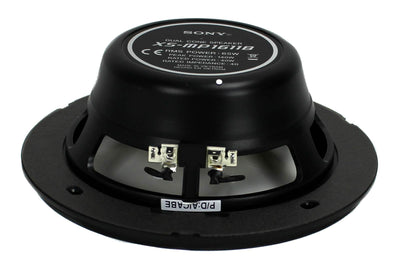 2) Sony XS-MP1611B 6.5" 140W Dual Cone ATV/UTV Speakers Stereo Black (For Parts) - VMInnovations