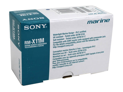 Sony RM-X11M Xplod Marine Audio Remote Control Commander Waterproof (Open Box)